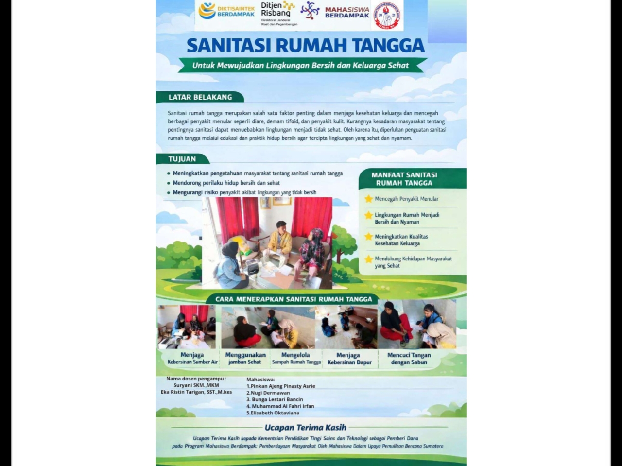 Edukasi Penyakit Berbasis Lingkungan: Lingkungan Sehat, Keluarga Selamat